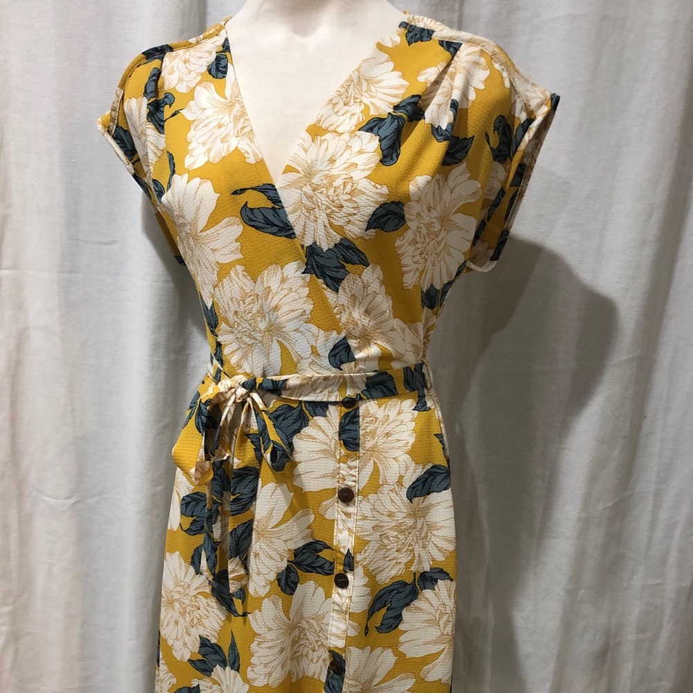 Yellow Floral Dress